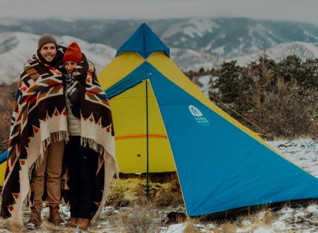solo tents Plex Tent - 1P Ultralight Backpacking Shelter Ultralight Pocket Tent Footprints #alt Optimized Sleeping Area is Farbe:cappuccino
