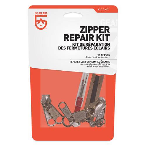 Gear Aid Zipper Repair Kit  Jacket, Sleeping Bag, Tent Zip Repair Kit –  Further Faster