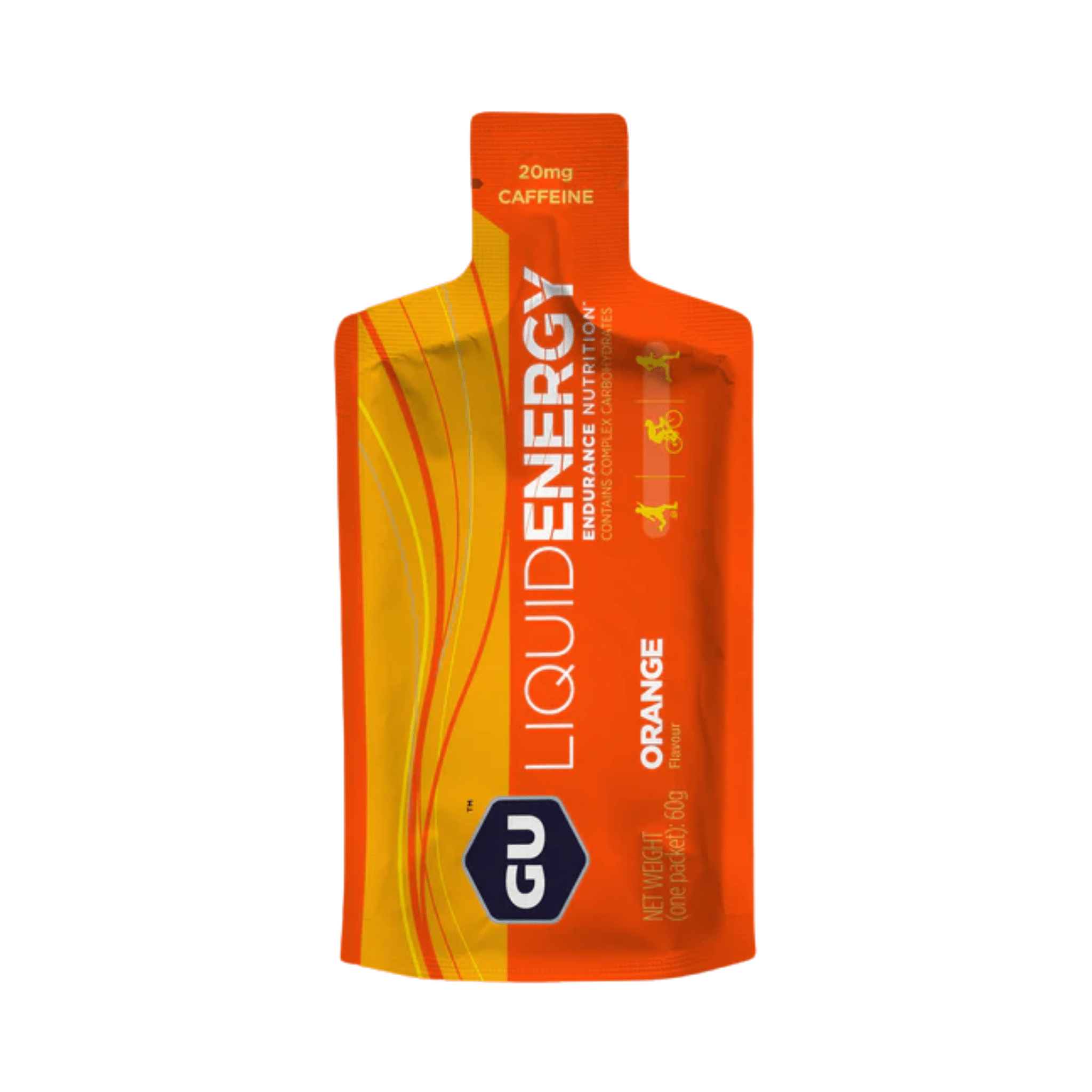 Gu Liquid Energy 60g Orange Trail Running Liquid Energy Gels NZ