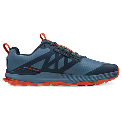 Altra Lone Peak 8 - Mens | Trail Running Shoes | Further Faster Christchurch NZ | #blue-orange