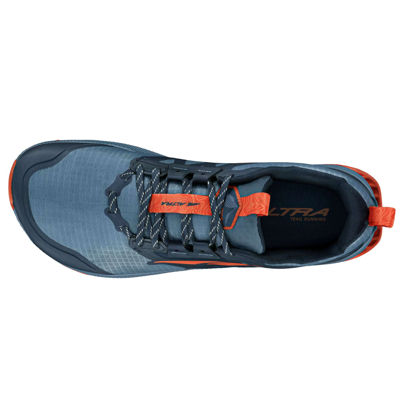 Altra Lone Peak 8 - Mens | Trail Running Shoes | Further Faster Christchurch NZ | #blue-orange