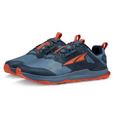 Altra Lone Peak 8 - Mens | Trail Running Shoes | Further Faster Christchurch NZ | #blue-orange