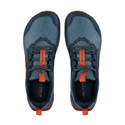 Altra Lone Peak 8 - Mens | Trail Running Shoes | Further Faster Christchurch NZ | #blue-orange