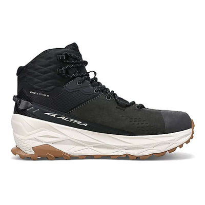 Altra Olympus 5.0 Hike Mid Gore-Tex - Womens | Womens Trail Running Shoes NZ | Further Faster Christchurch NZ #black-grey