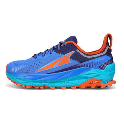 Altra Olympus 5.0 Mens | Trail Running Shoes | Further Faster Christchurch NZ #blue