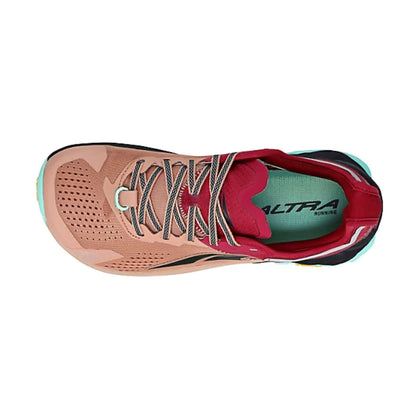 Altra Olympus 5.0 Womens | Trail Running Shoe | Further Faster Christchurch NZ #brown-red