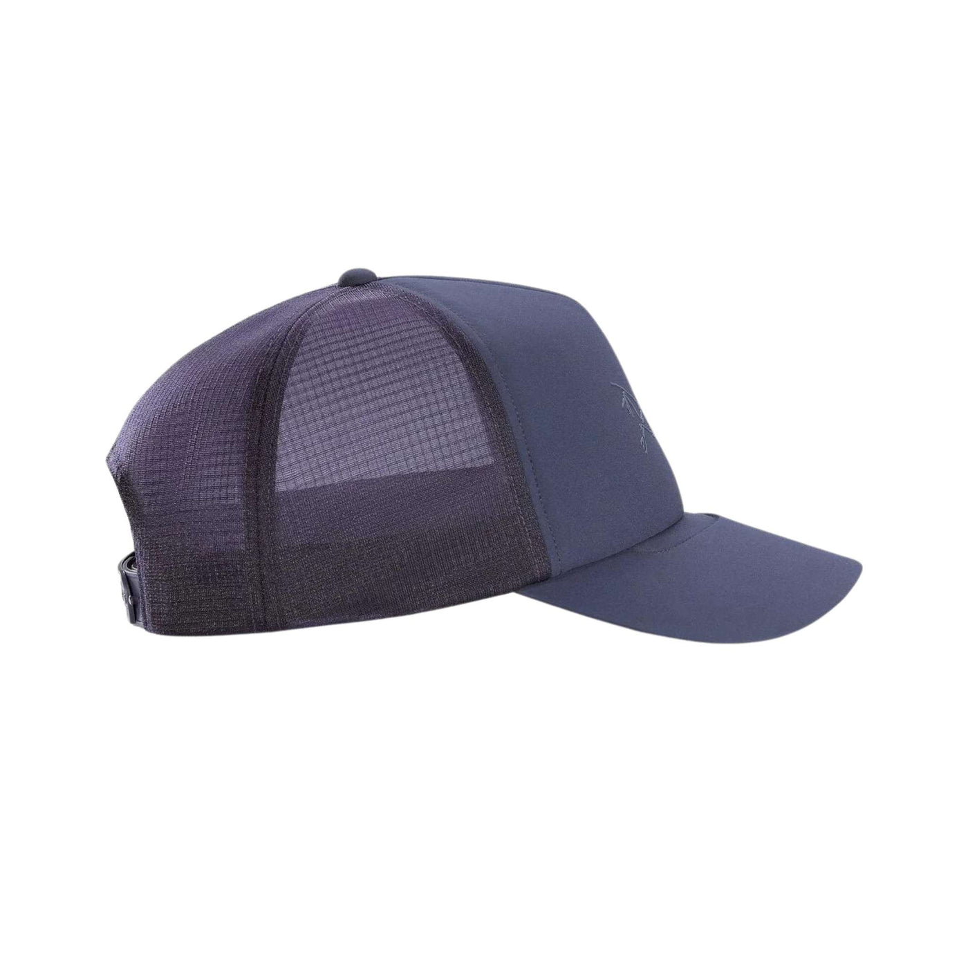 Arc'teryx Bird Curved Brim Trucker Hat | Headwear NZ | Clothing Accessories | Further Faster Christchurch NZ | #black-sapphire