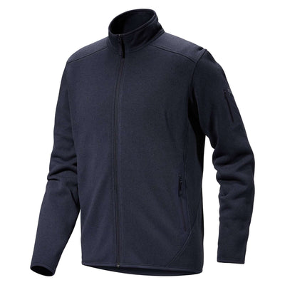 Arc'teryx Covert Cardigan - Mens | Men's Softshell and Fleece| Further Faster Christchurch NZ | #black-sapphire-heather