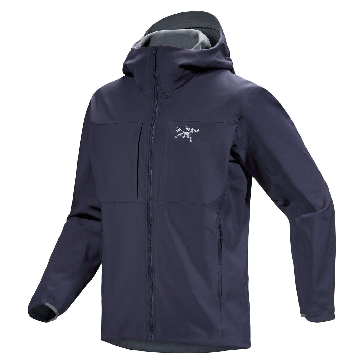 Arc'teryx Gamma MX Hoody - Mens | Men's Softshell and Fleece Jackets | Further Faster Christchurch NZ | #black-sapphire