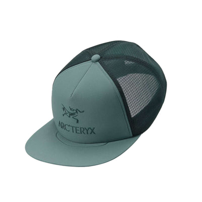Arc'teryx Logo Trucker Flat Hat | Headwear NZ | Clothing Accessories | Further Faster Christchurch NZ | #boxcar-pytheas