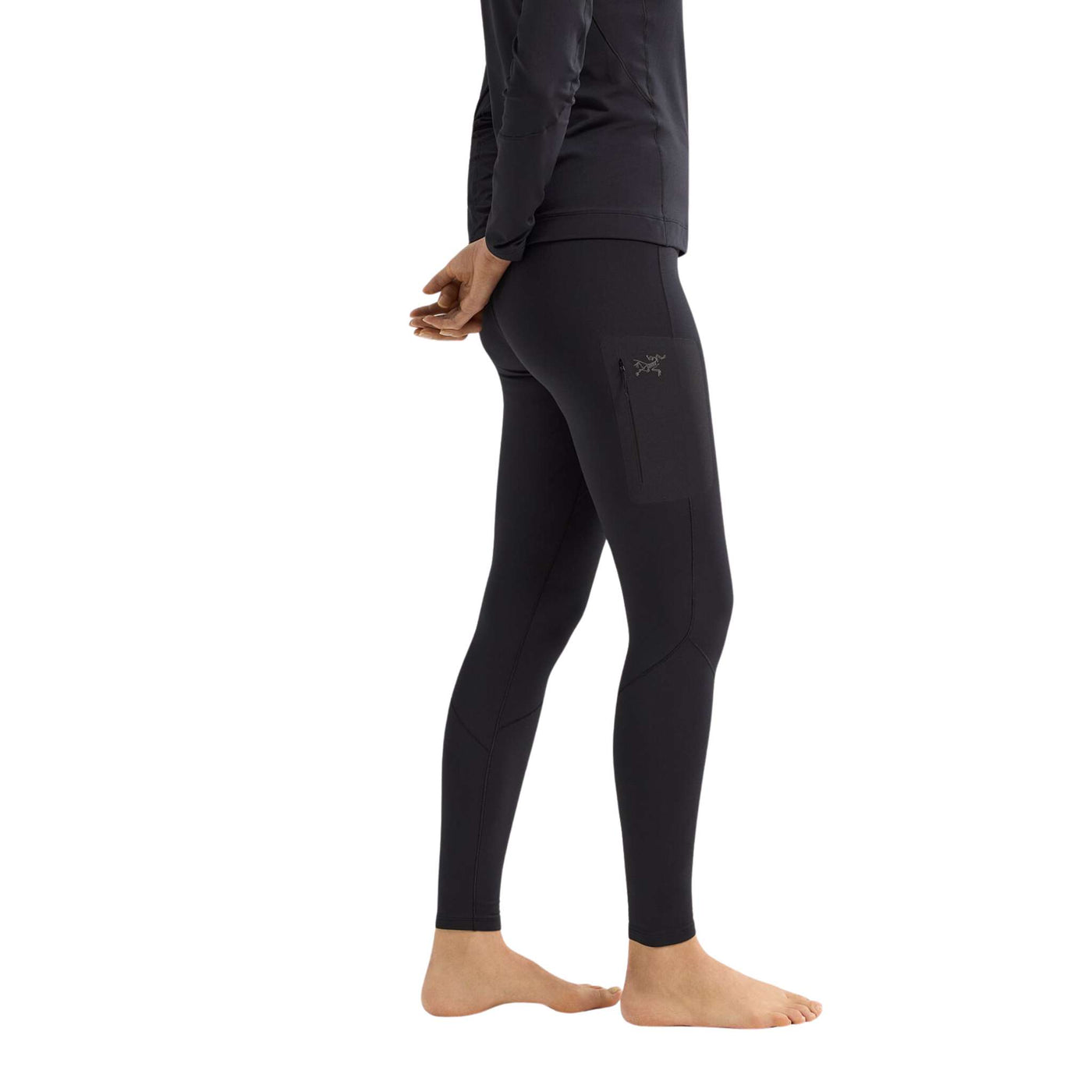 Arc'teryx Rho Bottom - Womens | Womens Baselayer | Further Faster Christchurch NZ | #black