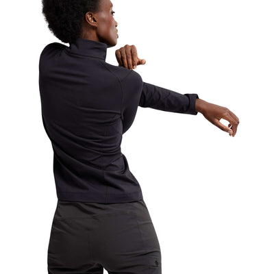 Arc'teryx Rho Zip Neck - Womens | Women's Baselayer Clothing | Further Faster Christchurch NZ | #black