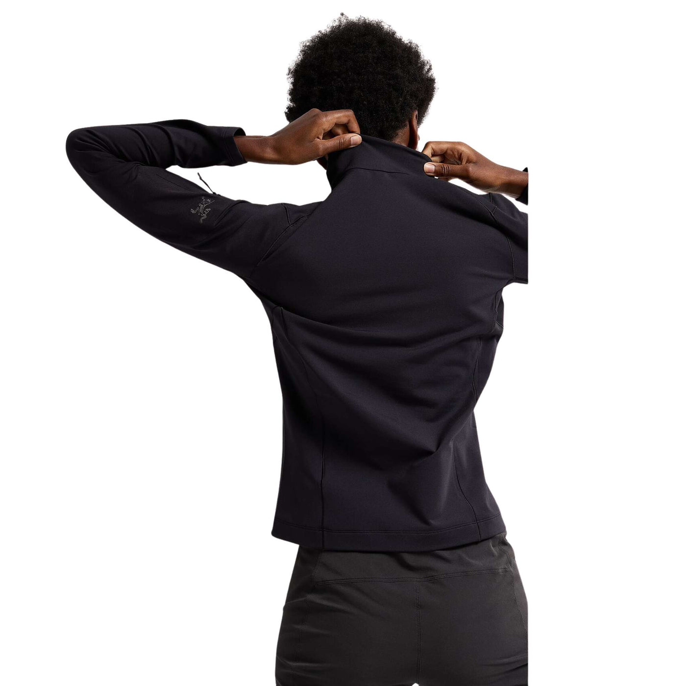 Arc'teryx Rho Zip Neck - Womens | Women's Baselayer Clothing | Further Faster Christchurch NZ | #black