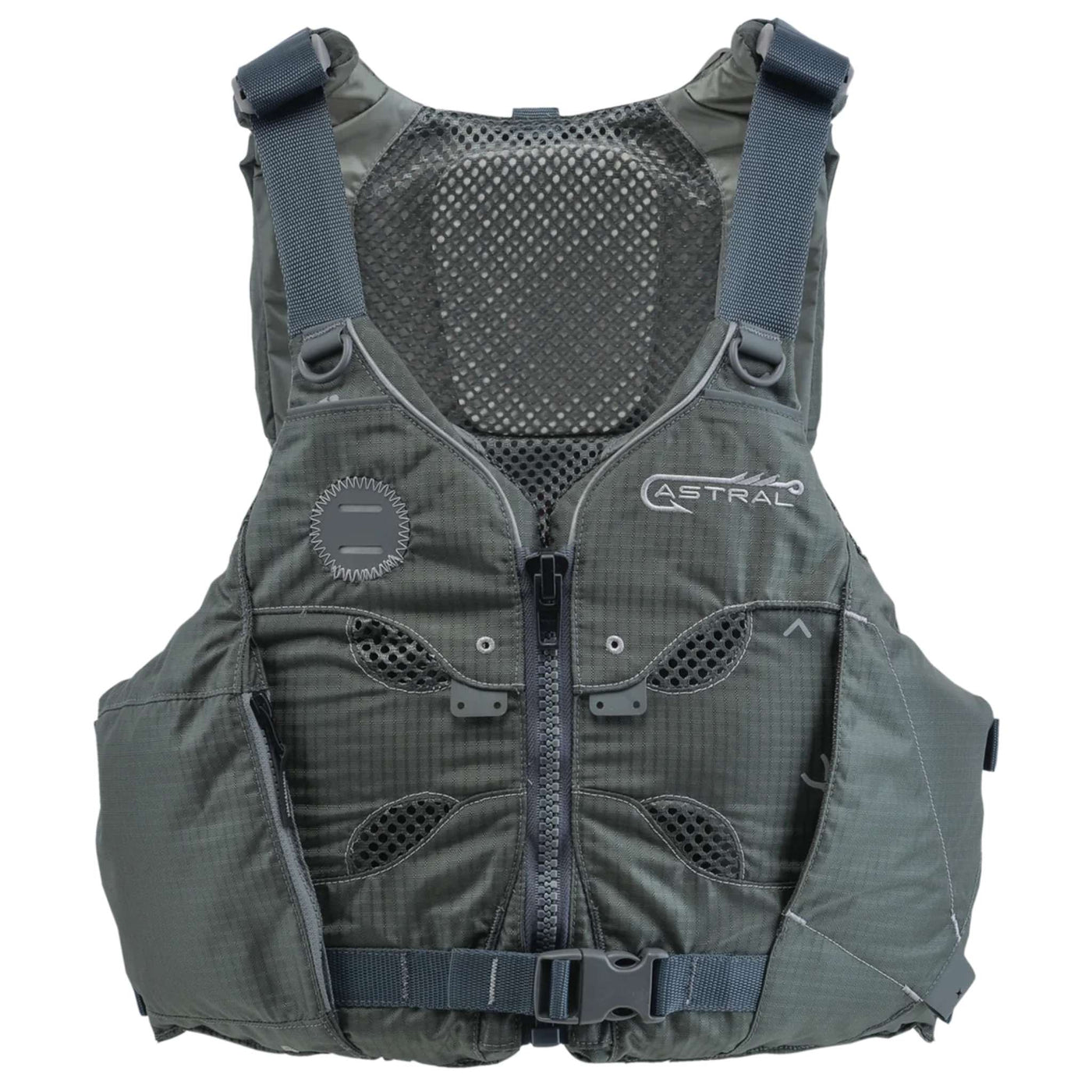 Astral V-Eight Fisher PFD | Rec, Touring, Fishing lifejacket | Further Faster Christchurch NZ #pebble-grey