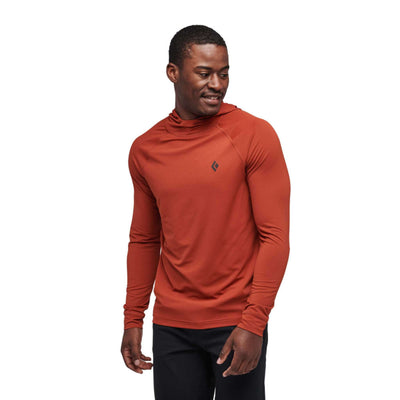 Black Diamond Alpenglow Hoody - Mens | Alpine Jacket | Further Faster Christchurch NZ | #burnt-sienna