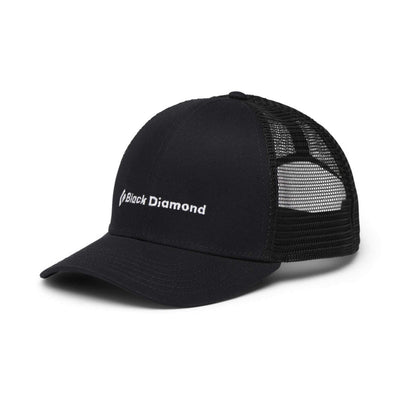 Black Diamond BD Trucker Hat | Trucker Cap | Further Faster Christchurch NZ | #black-black-bd-wordmark 