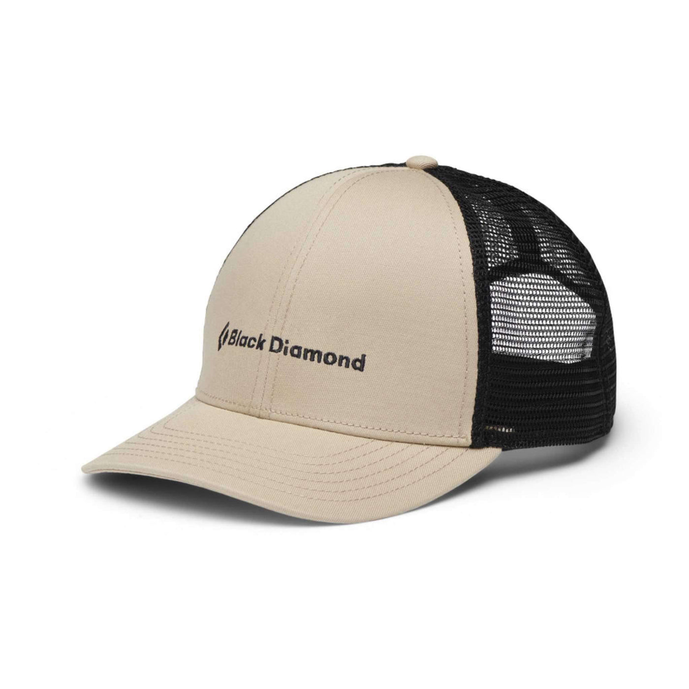 Black Diamond BD Trucker Hat | Trucker Cap | Further Faster Christchurch NZ | #khaki-black-bd-wordmark