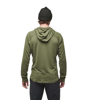 Black Diamond Coefficient LT Hybrid Hoody - Mens | Men's Softshell And Fleece | Further Faster Christchurch NZ #tundra-black