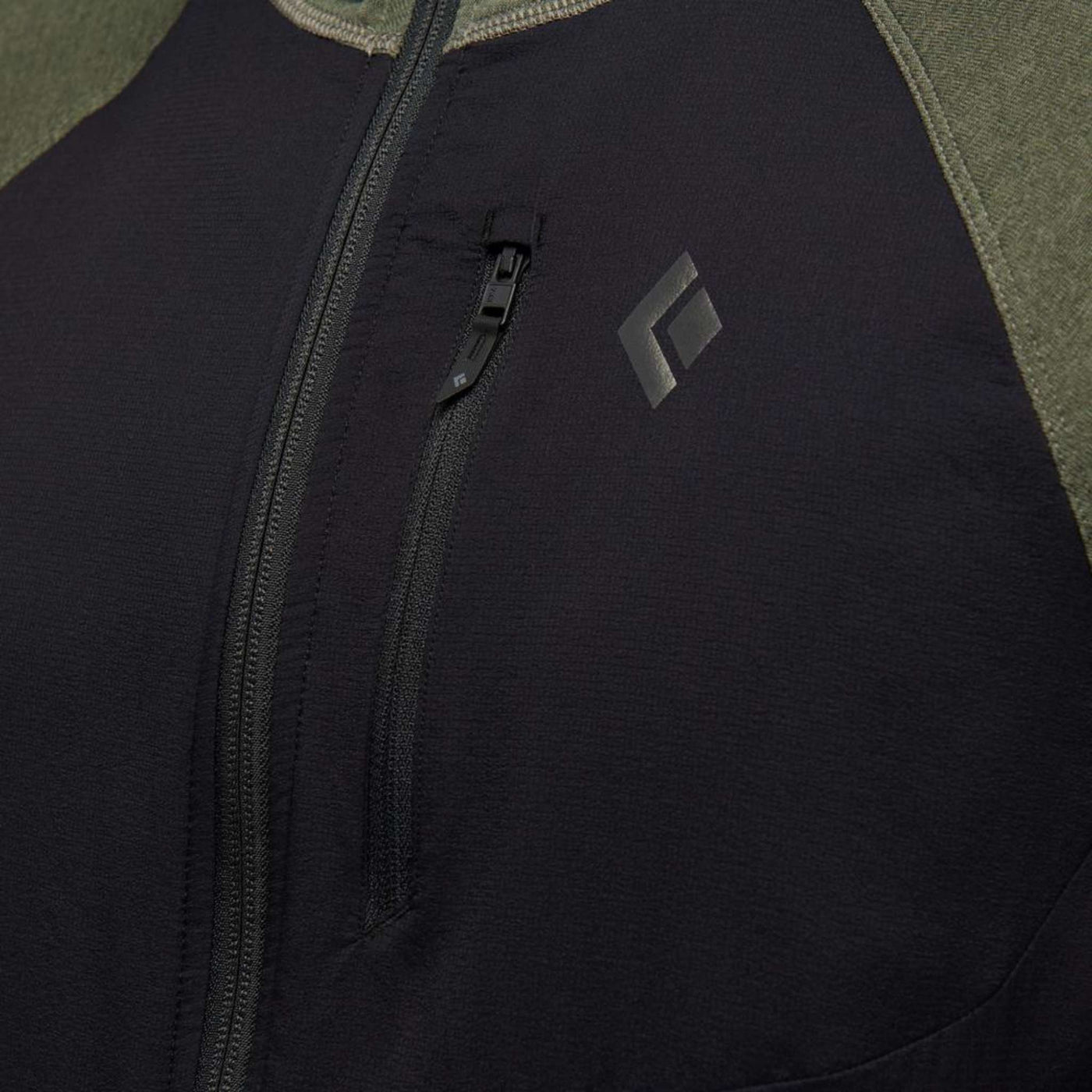 Black Diamond Coefficient LT Hybrid Hoody - Mens | Men's Softshell And Fleece | Further Faster Christchurch NZ #tundra-black