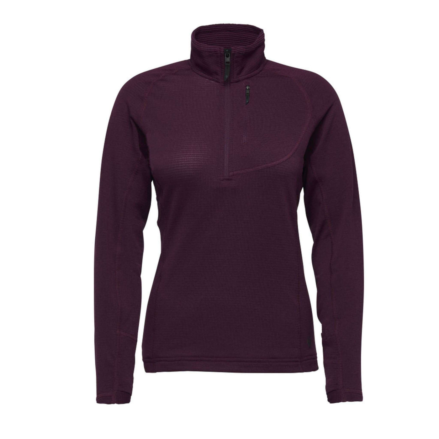 Black Diamond Coefficient LT Quarter Zip Pullover - Womens | Women's Softshell And Fleece | Further Faster Christchurch NZ #blackberry