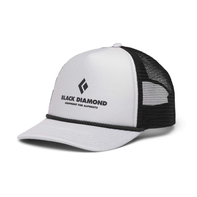 Black Diamond Flat Bill Trucker Hat | Trucker Cap | Further Faster Christchurch NZ | #pewter-black