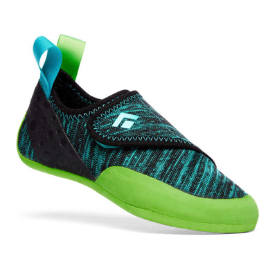 Black Diamond Momentum Climbing Shoes - Kids | Climbing Shoes | Further Faster Christchurch NZ | #envy-green