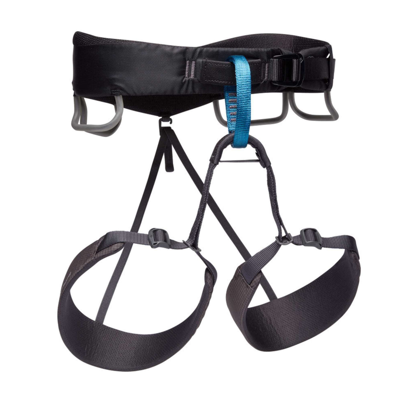 Black Diamond Momentum Harness - Mens | Climbing Harness NZ | Further Faster Christchurch NZ | #anthracite