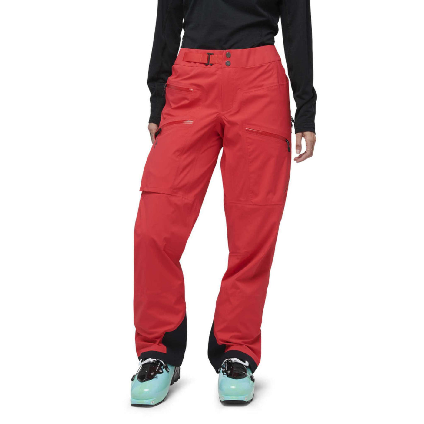 Black Diamond Recon LT Pants - Womens | Backcountry Ski and Snowboard Pants | Further Faster Christchurch NZ | #coral-red