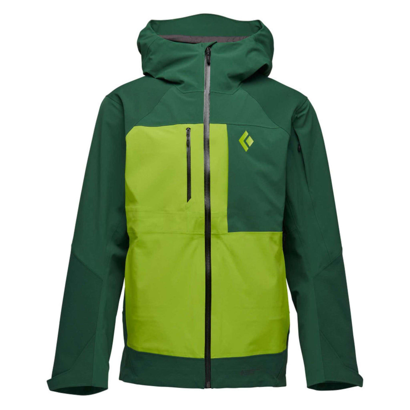 Black Diamond Recon Stretch Pro Shell - Mens NZ | Alpine and Ski Backcountry Jacket | Further Faster Christchurch NZ #mountain-forest-lime