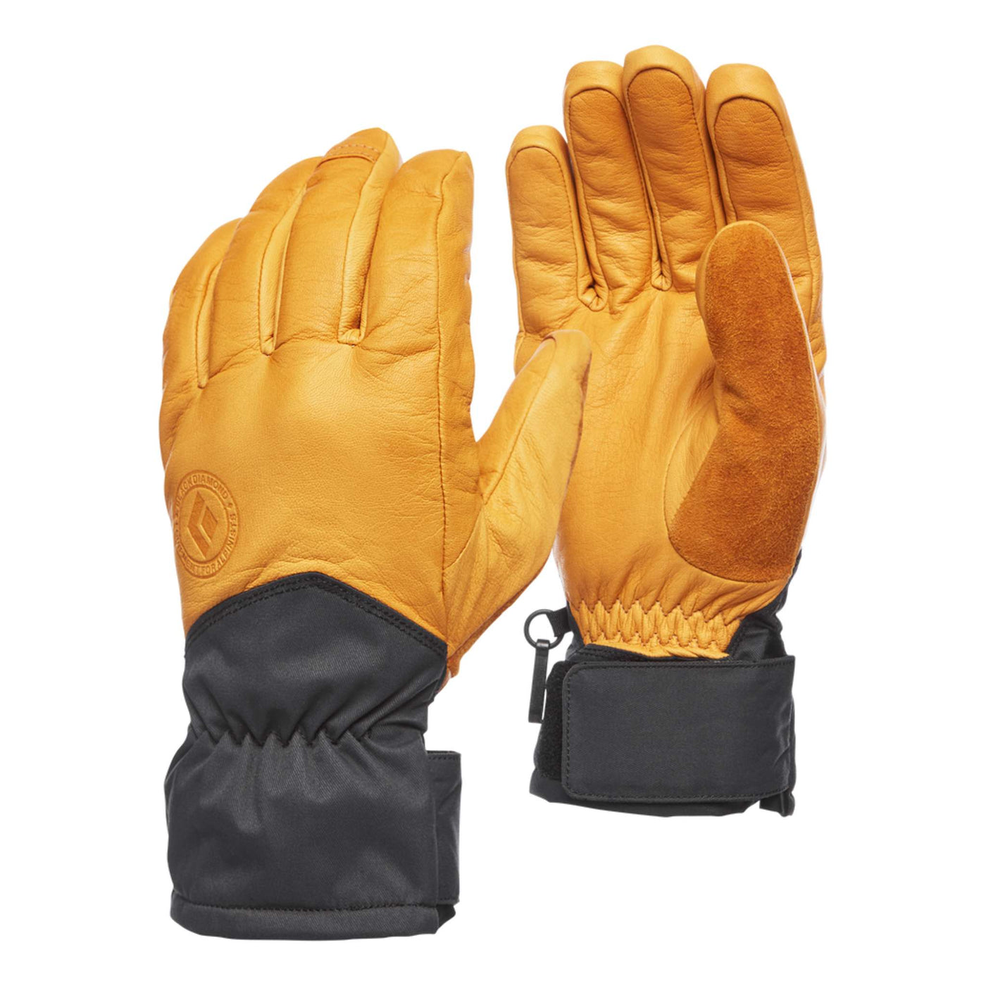 Black Diamond Tour Gloves | Backcountry Leather Gloves NZ | Black COuntry NZ | Further Faster Christchurch NZ #natural