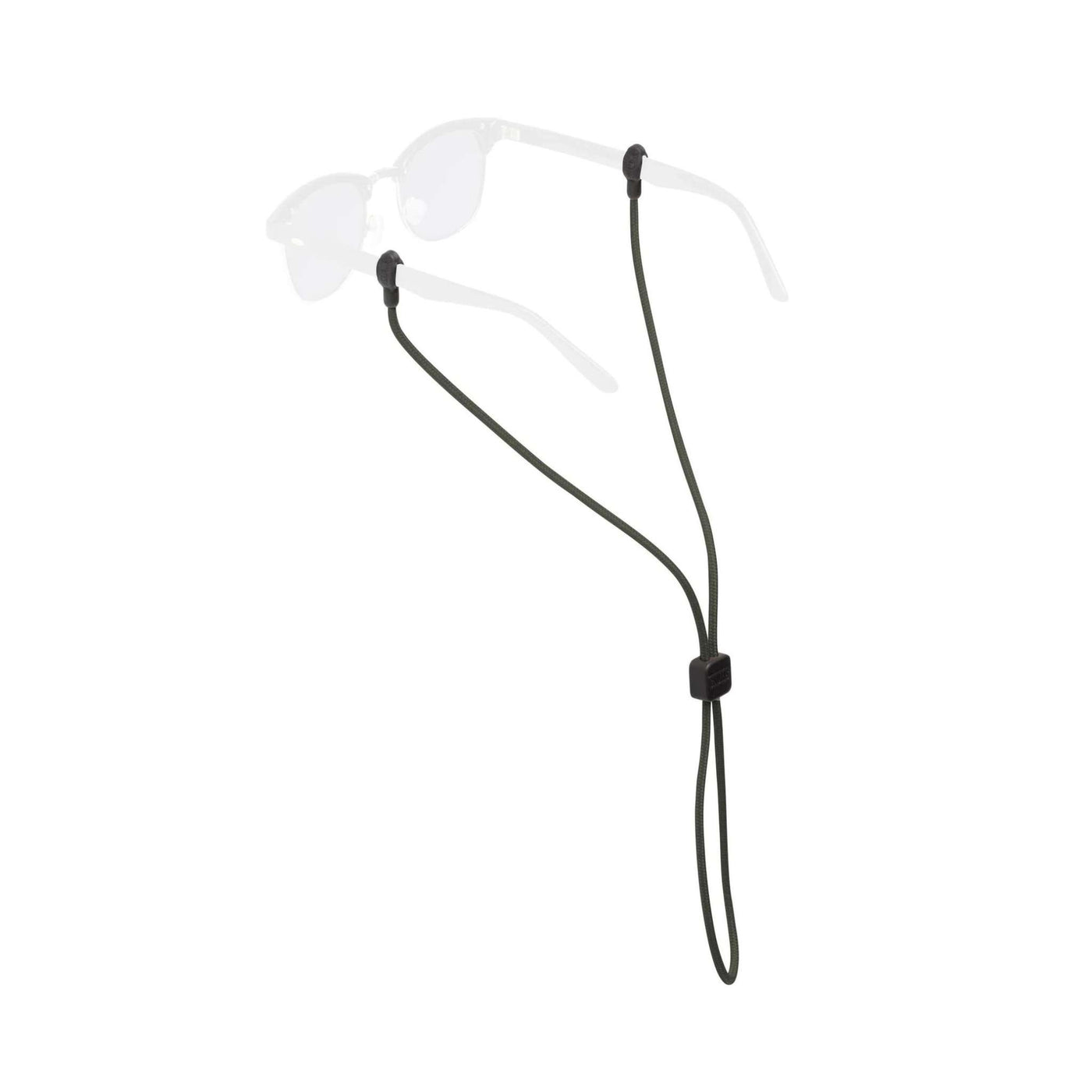 Chums Slip Fit Retainer - 3mm | Eyewear Cord | Further Faster Christchurch NZ | #olive