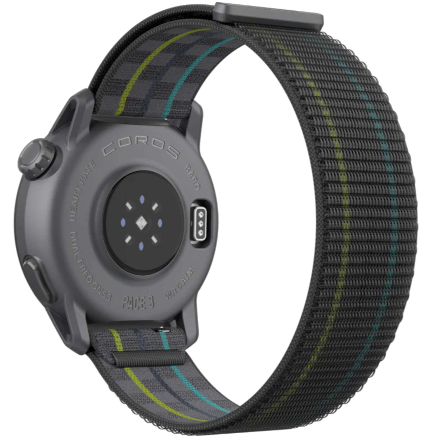 Coros Pace 3 GPS Sport Watch - Nylon | Sport GPS Watch | Further Faster Christchurch NZ | #black