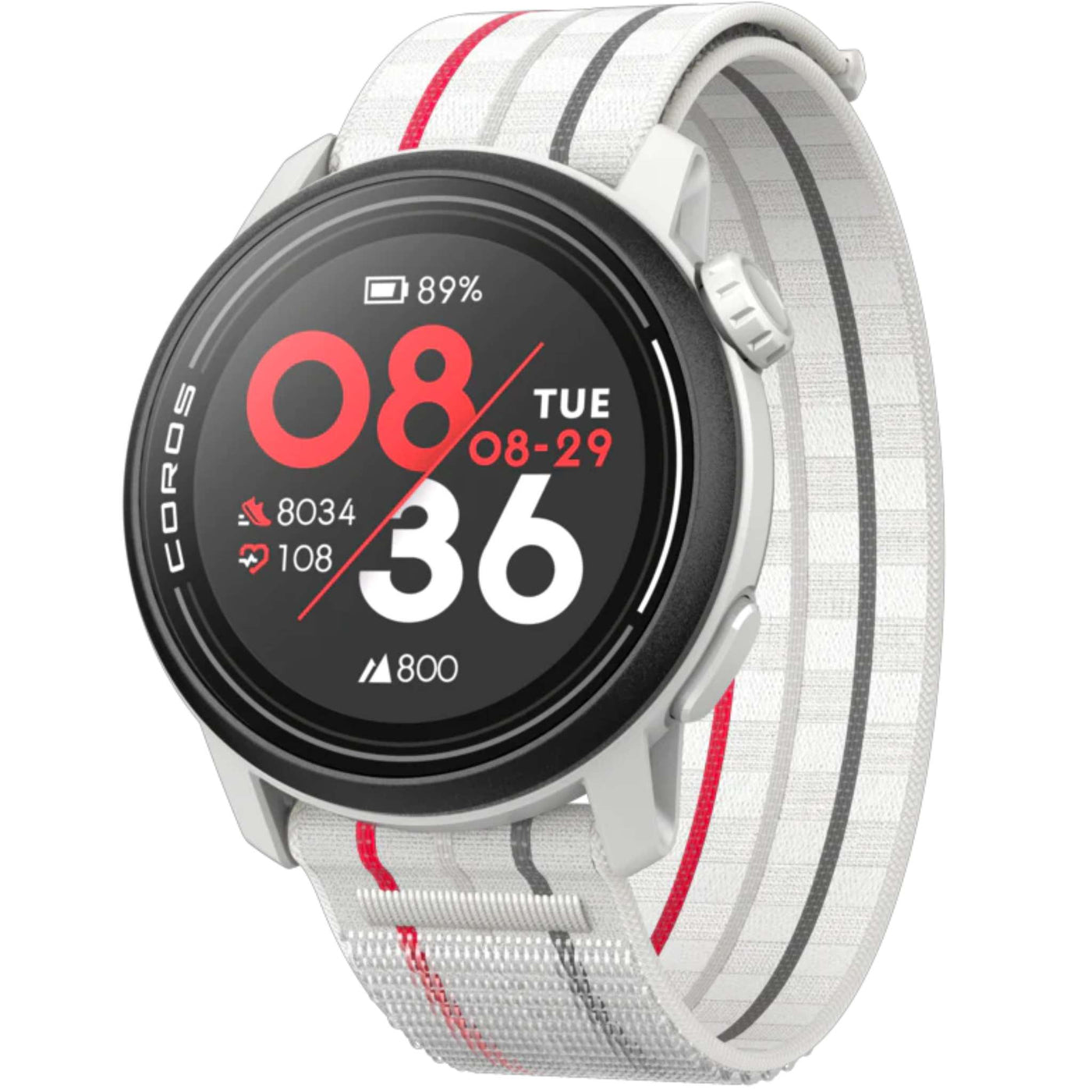Coros Pace 3 GPS Sport Watch - Nylon | Sport GPS Watch | Further Faster Christchurch NZ | #white