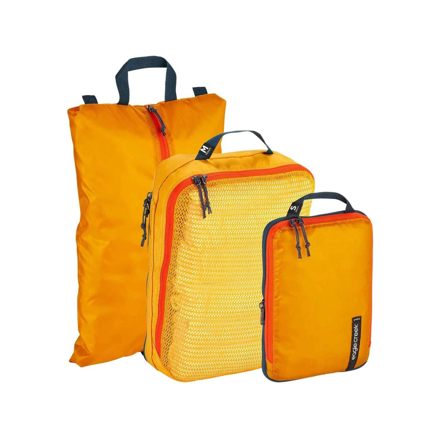 Eagle Creek Pack It - Essentials Set | Travel Pack Organizer Pack | Further Faster Christchurch NZ | #sahara-yellow