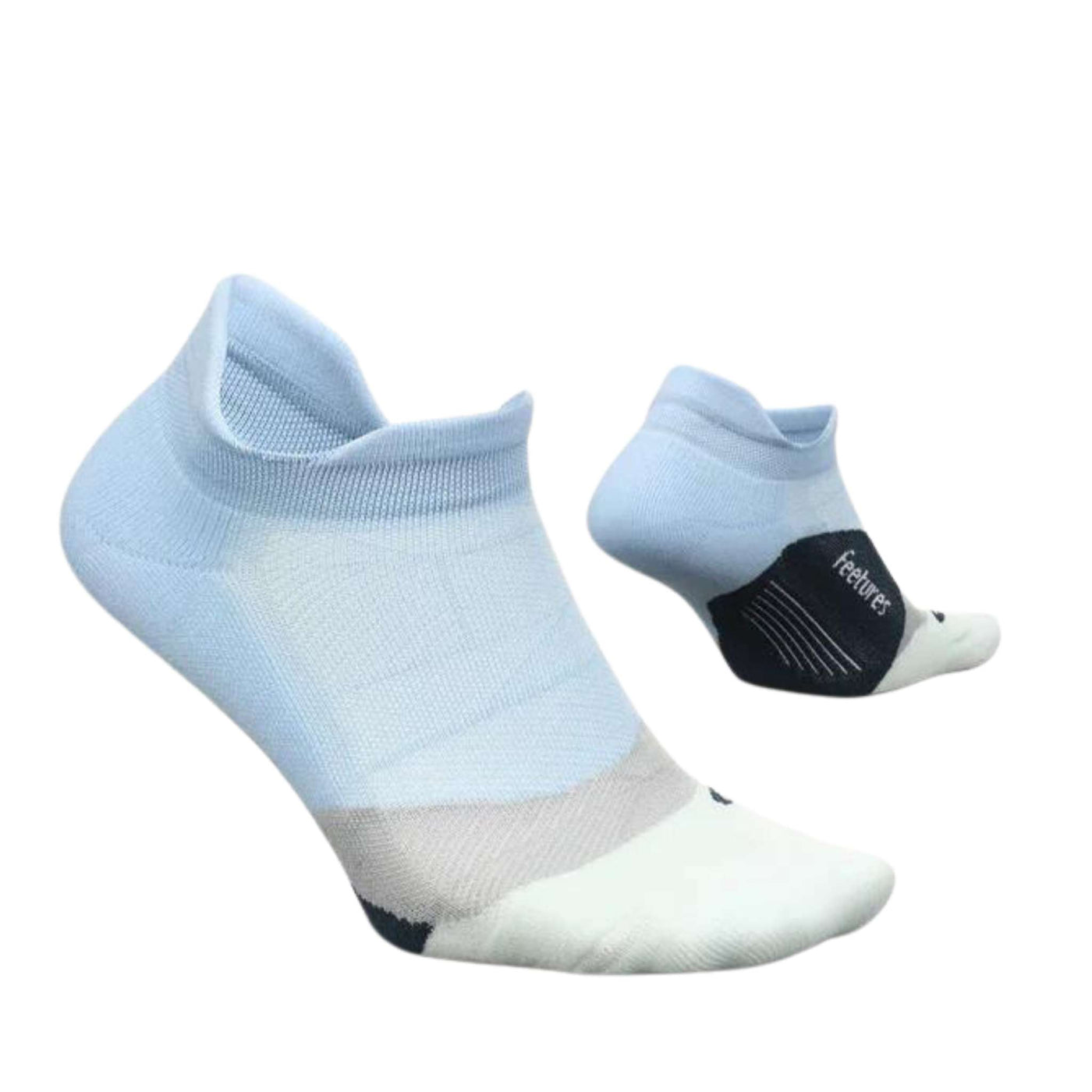 Feetures Elite Light Cushion No Show Tab | Performance & Active Socks | Further Faster Christchurch NZ #sea-ice