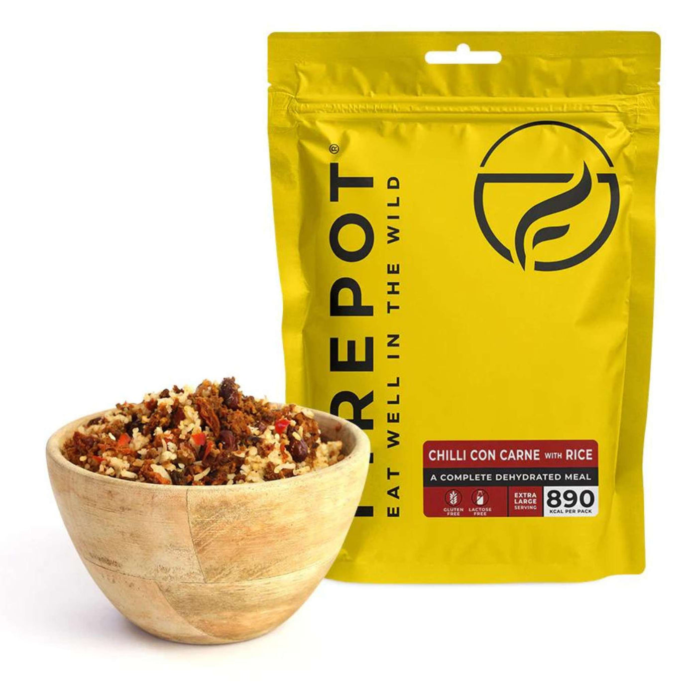Firepot Chilli Con Carne with Rice - Extra Large Serving | Dehydrated Meals NZ | Further Faster Christchurch NZ