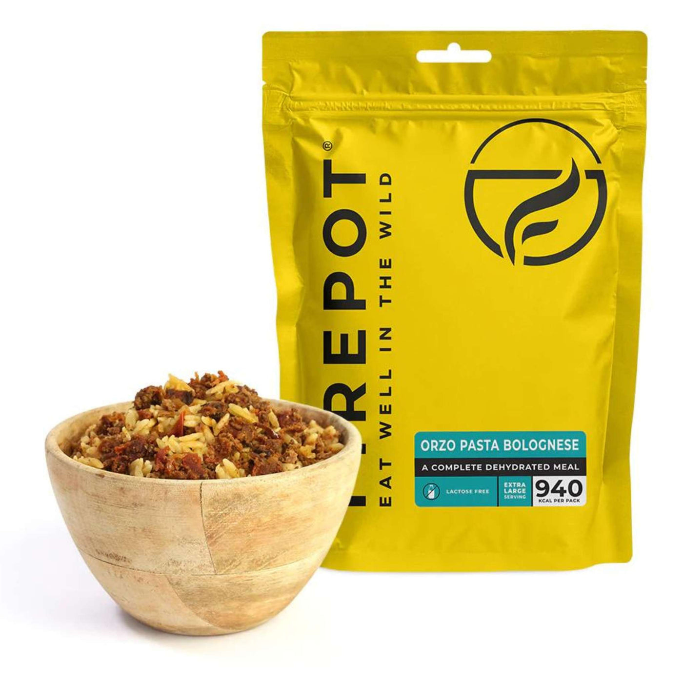 Firepot Orzo Pasta Bolognese - Extra  Serving | Dehydrated Meals NZ | Further Faster Christchurch NZ