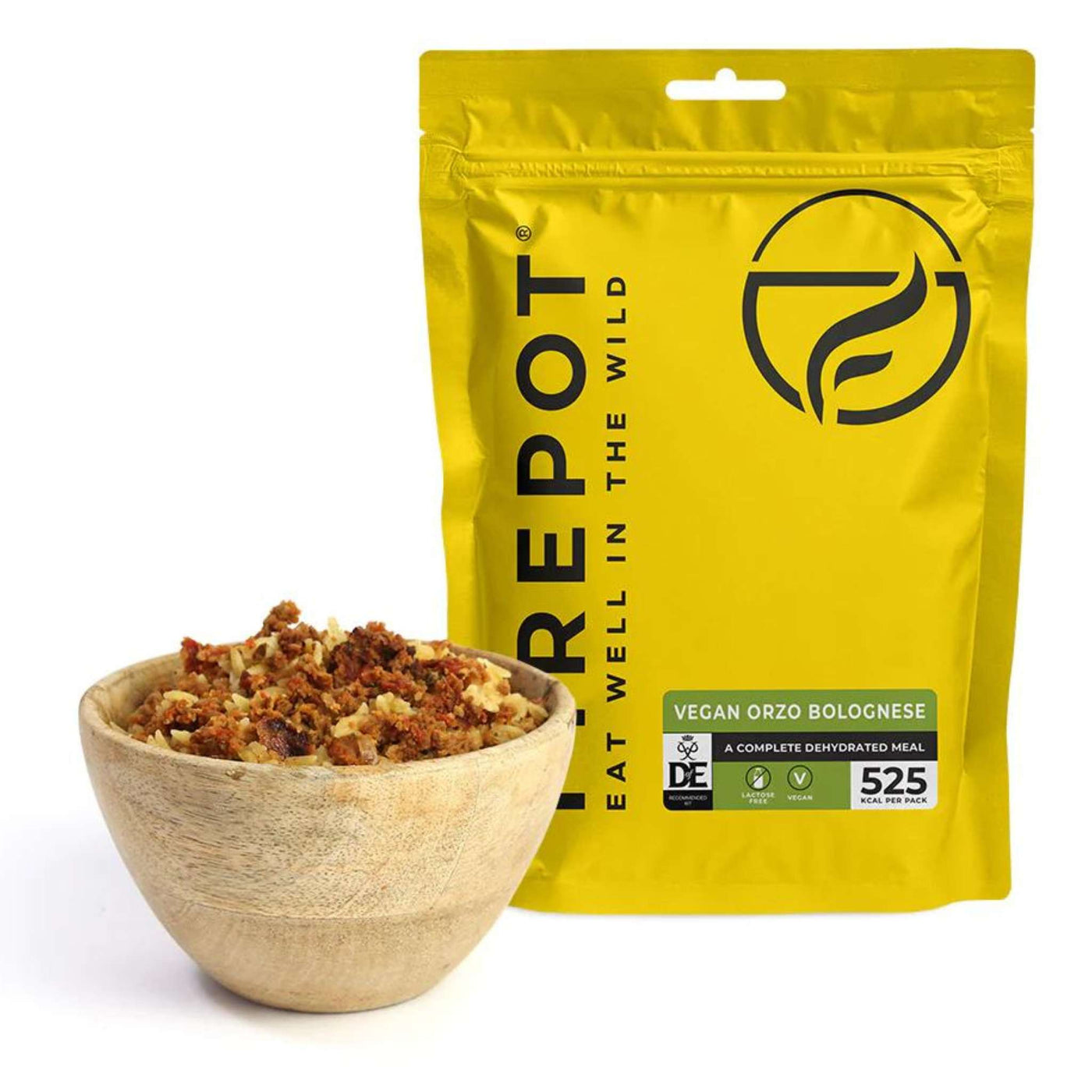 Firepot Vegan Orzo Bolognese - Regular Serving | Dehydrated Meals | Further Faster Christchurch NZ