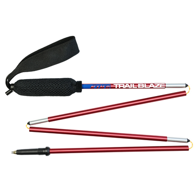 Mountain King Trail Blaze Pole | Running and Trekking Poles | NZ #red-mk