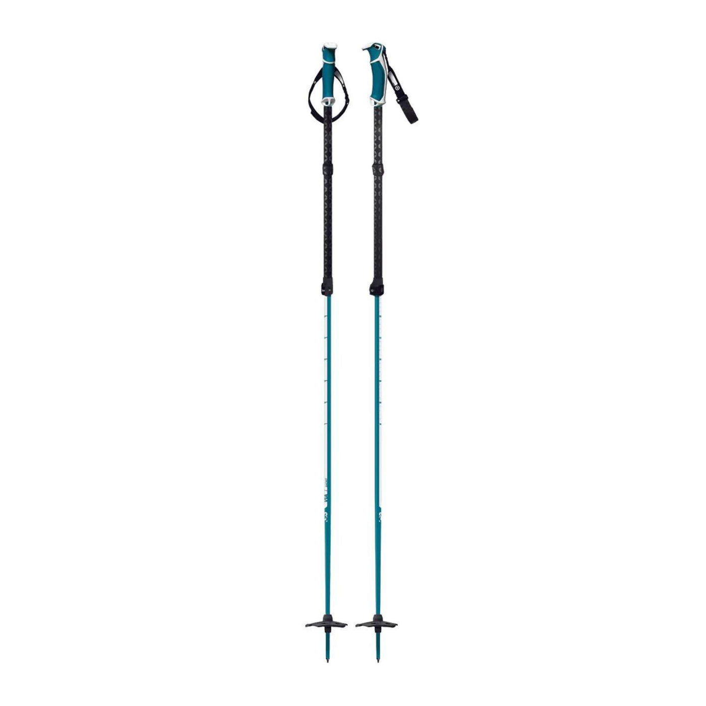 G3 VIA Aluminium Ski Poles 2 piece - Pair | Ski Touring Poles | Further Faster Christchurch NZ #teal