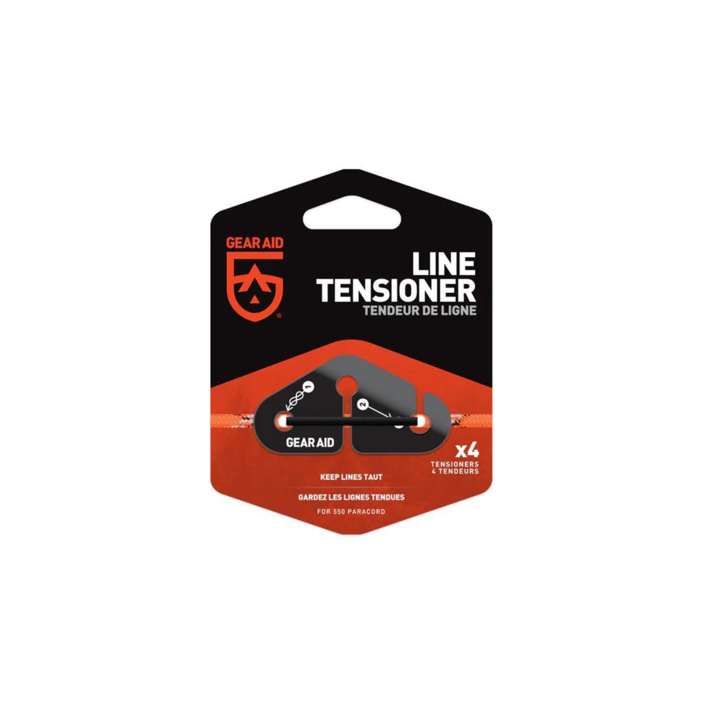 Gear Aid Line Tensioner 4mm - 4pack | Backcountry Gear | Further Faster Christchurch NZ