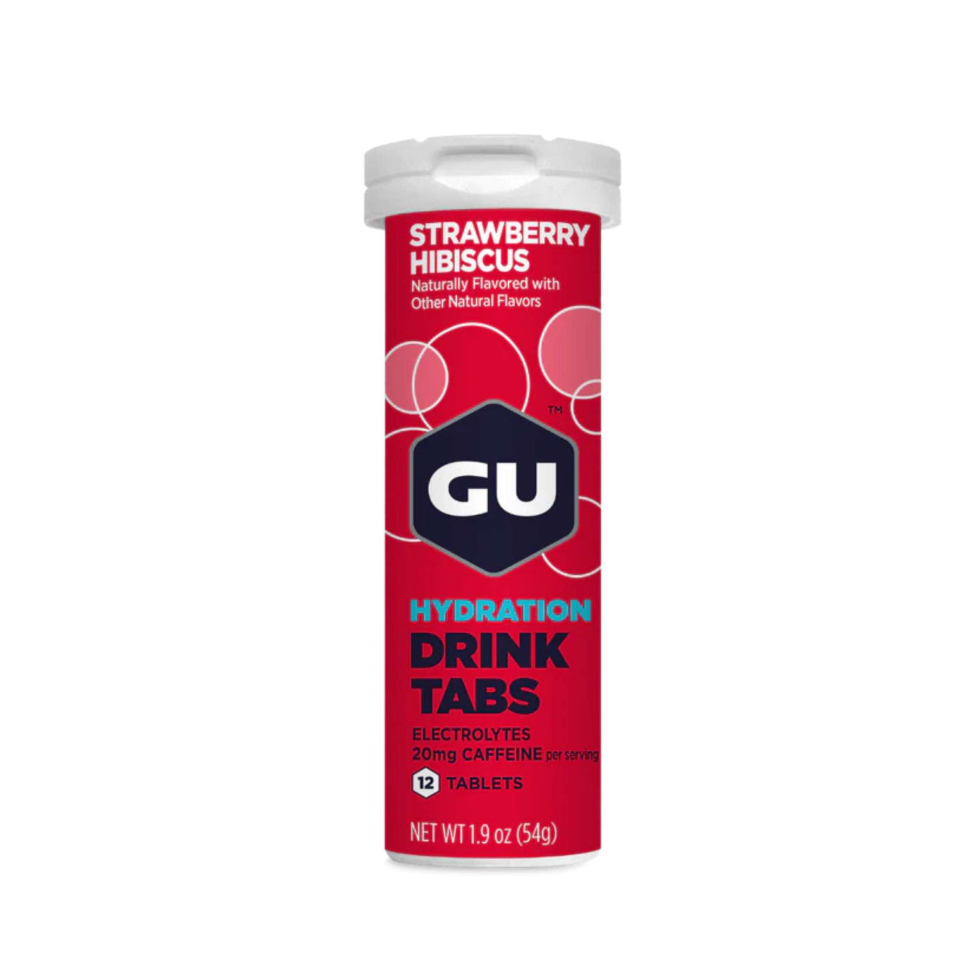 Gu Hydration Drink Tablets | Sports Nutrition and Electrolytes | NZ Strawberry Hibiscus
