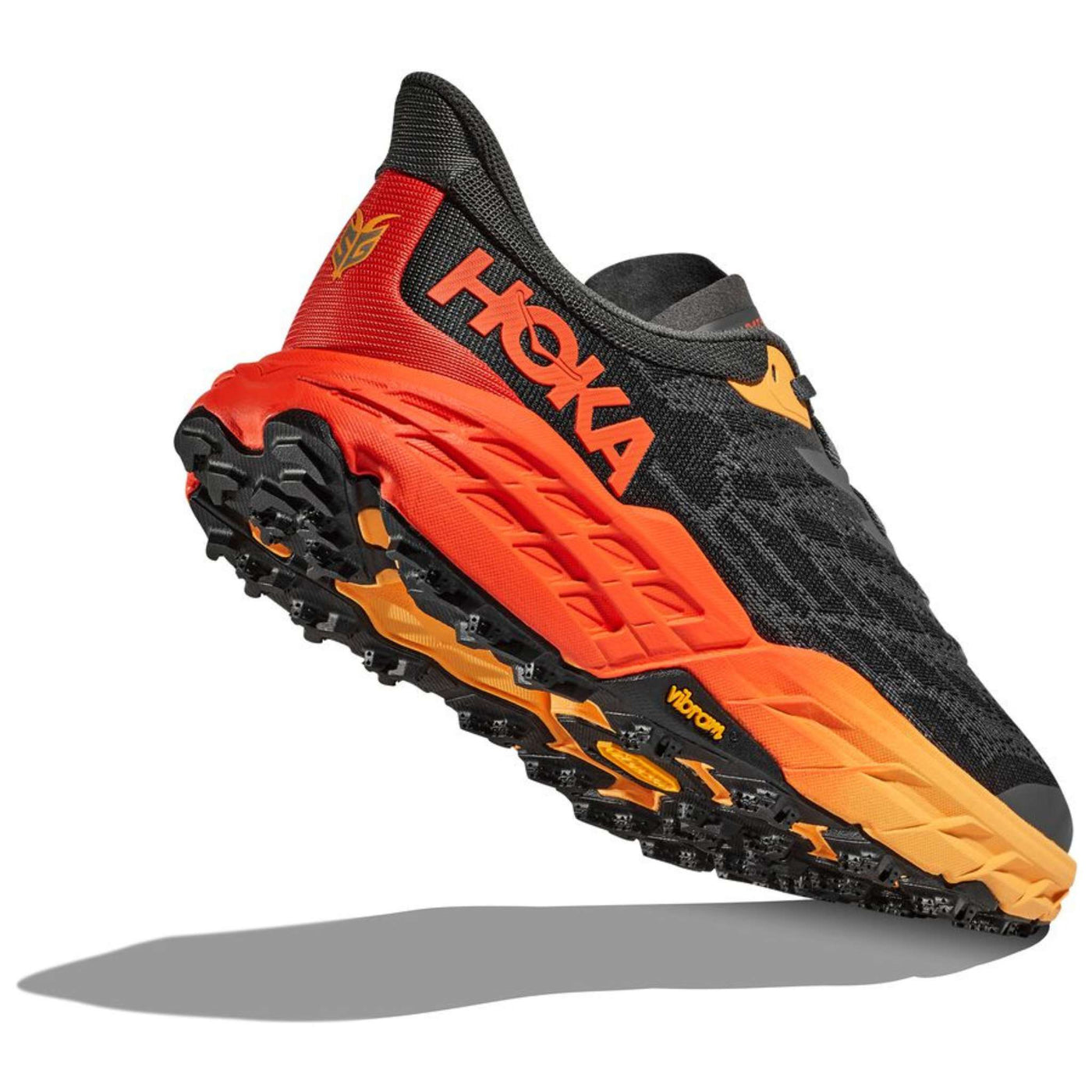 Hoka Speedgoat 5 Wide - Mens | Trail Running Shoes NZ | Further Faster Christchurch NZ #castlerock-flame