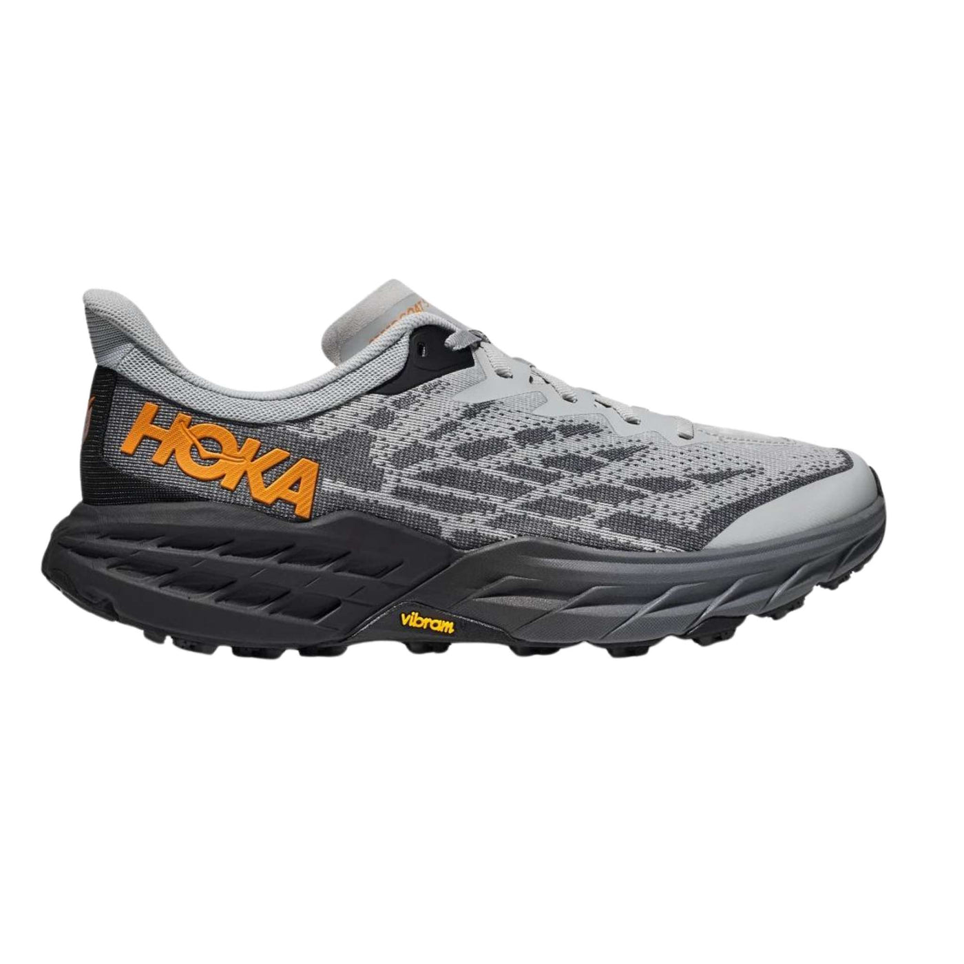 Hoka Speedgoat 5 Wide - Mens | Trail Running Shoes NZ | Further Faster Christchurch NZ #harbor-mist-black