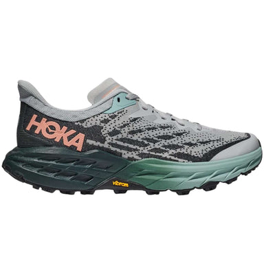 Hoka Speedgoat 5 Wide - Womens | Trail Running Shoes NZ | Further Faster Christchurch NZ #harbor-mist-spruce