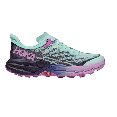 Hoka Speedgoat 5 Wide - Womens | Trail Running Shoes NZ | Further Faster Christchurch NZ #sunlit-ocean-night-sky