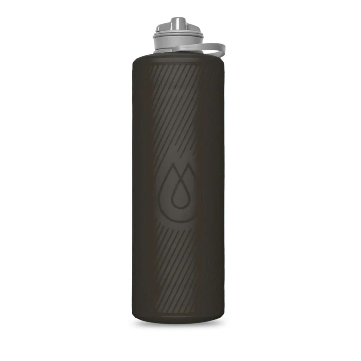 HydraPak Flux Flexible Bottle - 1.5L | Hiking Water Bottles | Further Faster Christchurch NZ #grey