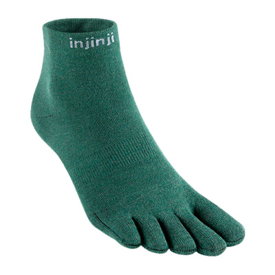 Injinji Liner Lightweight - Mini Crew | Trail Running Toes Socks | Further Faster Christchurch NZ | #agave