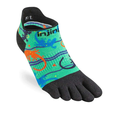 Injinji Run Spectrum Lightweight Women's - No Show | Trail Running Toe Socks | Further Faster Christchurch NZ #tropic