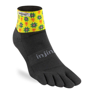Injinji Trail Artist Designed Sol Mens - Mini Crew | Injinji Toe Sock NZ | Further Faster Christchurch NZ | #sol